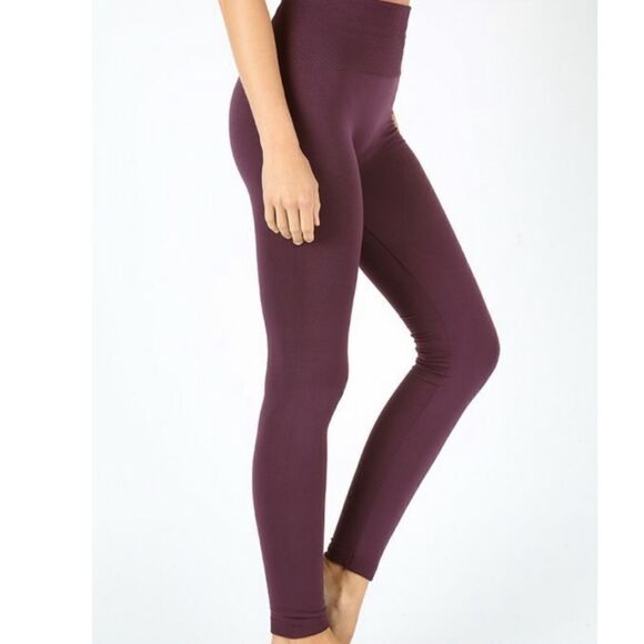 Tummy Control Fleece Leggings‎ - Picture 1 of 11